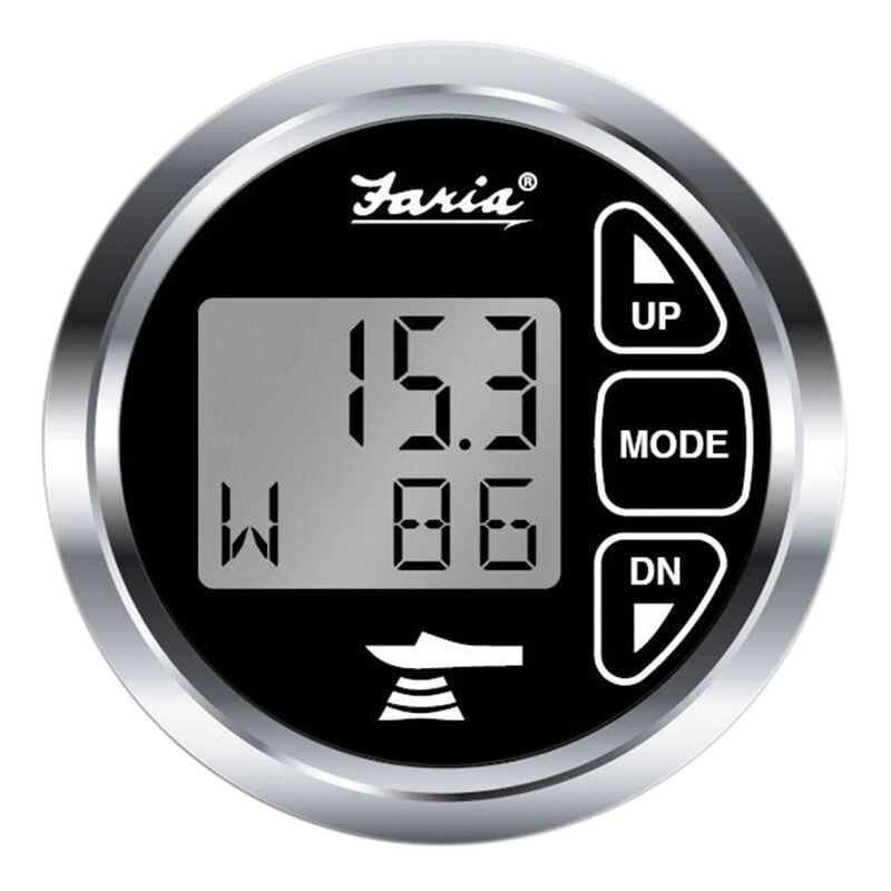 Faria Digital Depth Sounder with Air and Water Temperatures image number 1